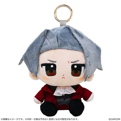 Chibi Cap Carabiner Plush Ace Attorney Miles Edgeworth