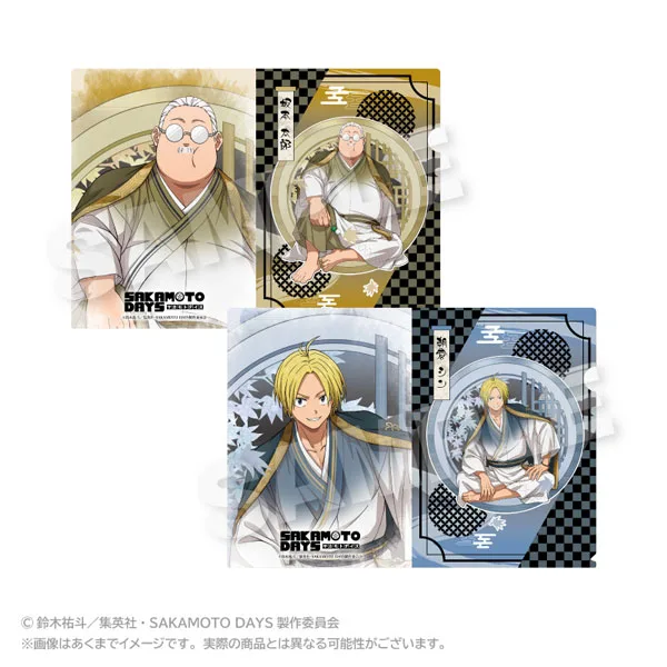 TV Anime "SAKAMOTO DAYS" Clear File Set Round Window ver. Taro Sakamoto & Shin Asakura