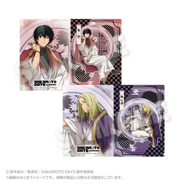 TV Anime "SAKAMOTO DAYS" Clear File Set Round Window ver. Nagumo & Shishiba