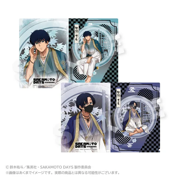 TV Anime "SAKAMOTO DAYS" Clear File Set Round Window ver. Natsuki Seba & Mafuyu Seba