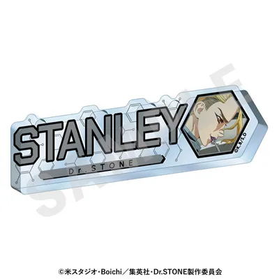 "Dr. STONE" -favorite series- Name Acrylic Plate (Stanley Snyder)