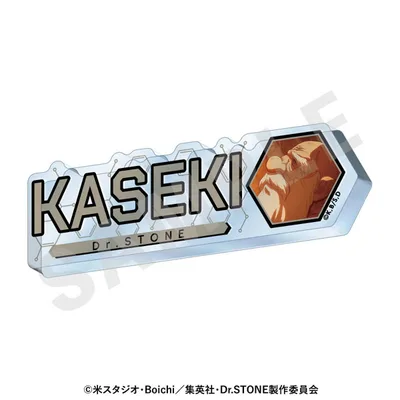 "Dr. STONE" -favorite series- Name Acrylic Plate (Kaseki)