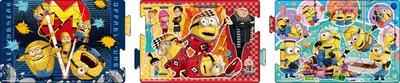 Jigsaw Puzzle Step Panorama Puzzle Minion / Despicable Me 4 18 + 24 + 32pcs. (24-207)