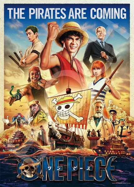 ปริศนาจิ๊กซอว์ Netflix Series "ONE PIECE" The Pirates are Coming 2,000 ชิ้นเล็กพิเศษ (54-720s)