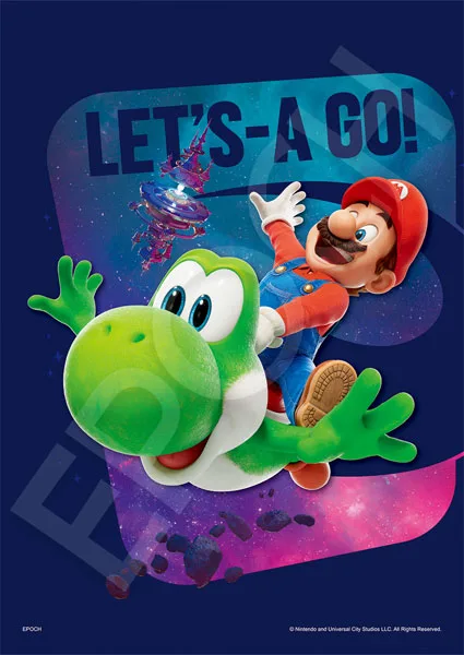 Jigsaw Puzzle The Super Mario Galaxy Movie Mario & Yoshi 108pcs (02-232)