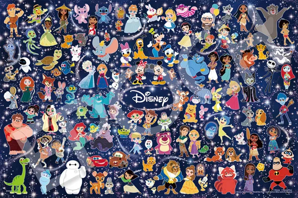 จิ๊กซอว์ปริศนา Disney -Symphony of Stars- 1000 ชิ้น (97-710 วินาที)
