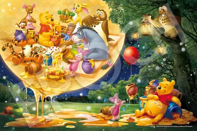 จิ๊กซอว์ปริศนา Winnie the pooh -Moonlight Honey- 1000ชิ้น (97-713s)