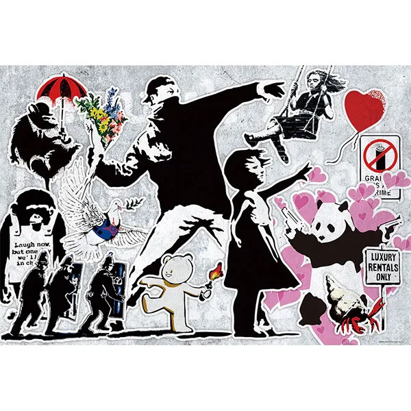 Jigsaw Puzzle Banksy Graffiti 1000pcs (1000-177)