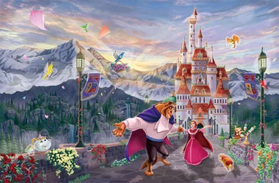 Jigsaw Puzzle Beauty and the Beast -Morning Waltz- 1000pcs (97-716s)