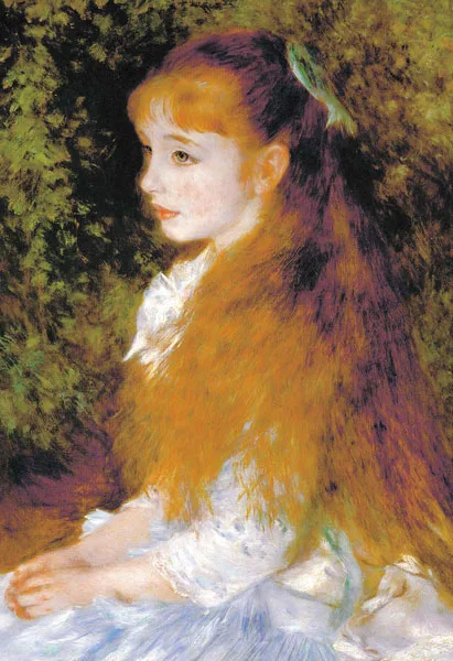 Jigsaw Puzzle The Little Girl with the Blue Ribbon (Renoir) 300pcs (300-848)