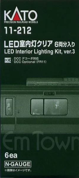 11-212 LED Room Light Clear for 6-Car