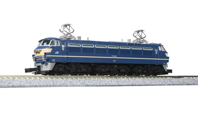 3090-3 EF66 0s Late Model Blue Train Hauling