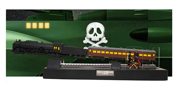 Floating Model Galaxy Express 999 Captain Harlock Edition