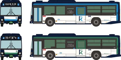 The Bus Collection Keisei Dentetsu Bus Group New Painting 2Car Set B
