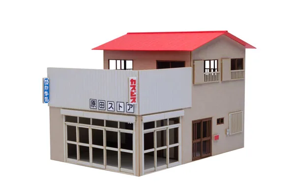 1/80 Scale Paper kit Town Corner Accessory Series Store "Corner Store"