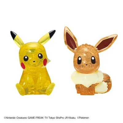 Crystal Puzzle Pikachu & Eevee