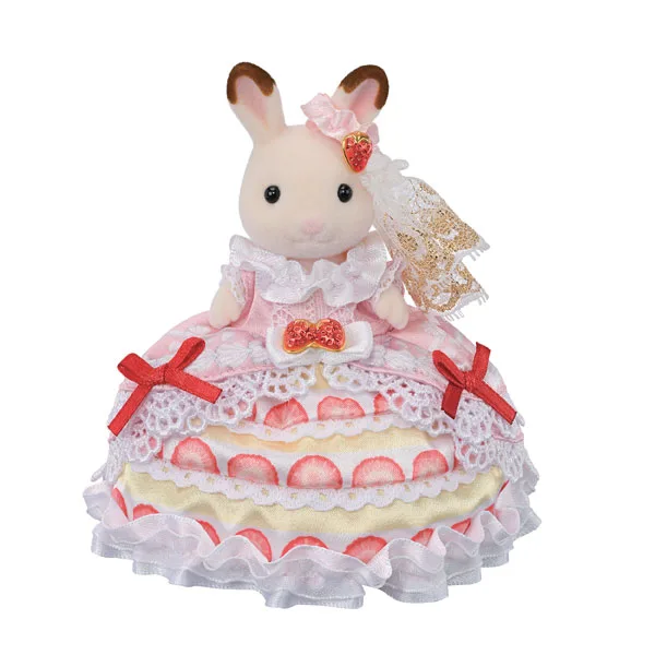 Sylvanian Families Happy Birthday Flare Strawberry Cake Dress