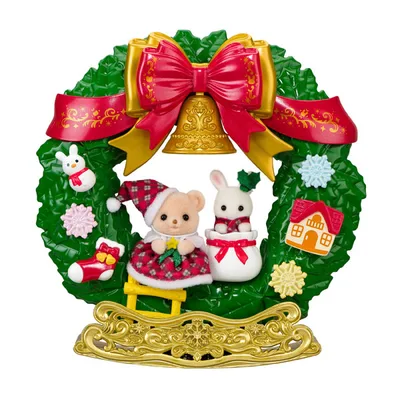Sylvanian Families Se-219 Rocking Christmas Wreath