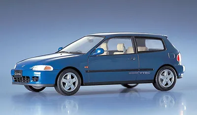 1/24 Honda Civic SiR II Plastic Model
