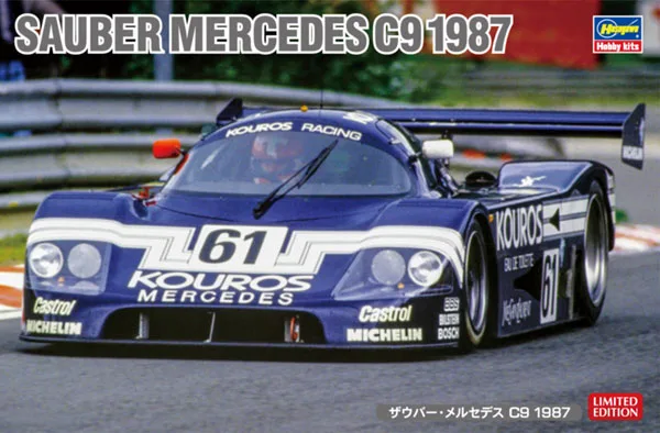 1/24 Sauber Mercedes C9 1987 Plastic Model