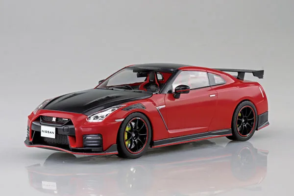RakuPla Snap Car No.02-VR R35 NISSAN GT-R NISMO Special edition 2022 Vibrant Red Plastic Model