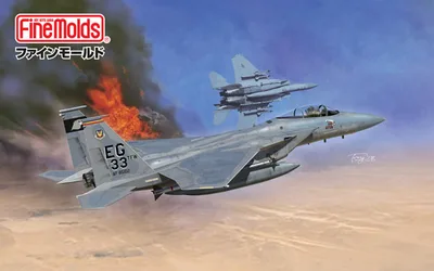 1/72 US Air Force F-15C Fighter "Gulf War" Plastic Model
