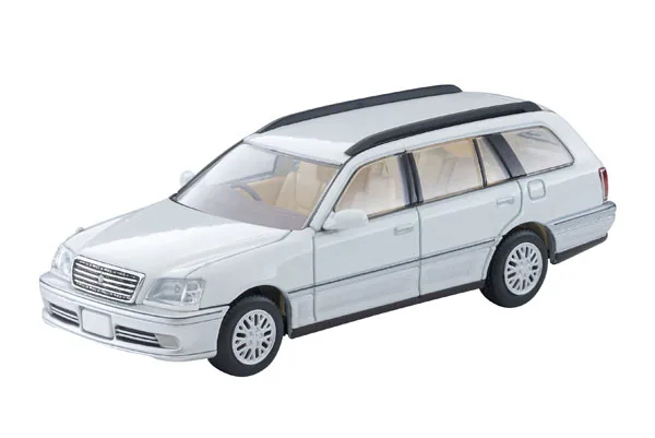 Tomica Limited Vintage NEO LV-N378a Toyota Crown Estate Royal Saloon (White/Silver) 2000s Model