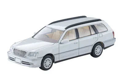 Tomica Limited Vintage NEO LV-N378a Toyota Crown Estate Royal Saloon (White/Silver) 2000s Model