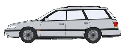 1/24 Subaru Legacy GT Touring Wagon "Custom Wheel" Plastic Model