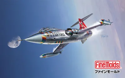 1/72 US Air Force F-104C Fighter "Red Devils" Plastic Model