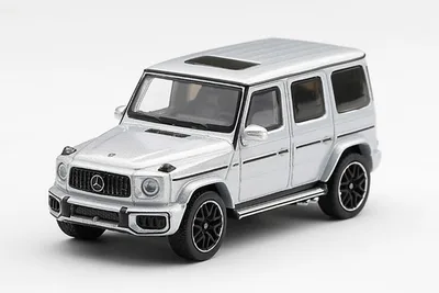 1/64 Mercedes AMG G 63 Silver Metallic (Right-hand Steering)