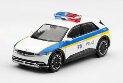 1/64 Hyundai IONIQ 5 Police Car (Left-hand Steering) South Korea Exclusive