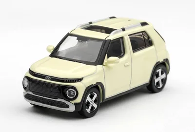 1/64 Hyundai Casper Butter Cream Yellow Pearl (Left-hand Steering) South Korea Exclusive