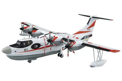 1/144 Aircraft No.2 JMSDF Rescue Flying Boat US-2 "Prototype" Plastic Model