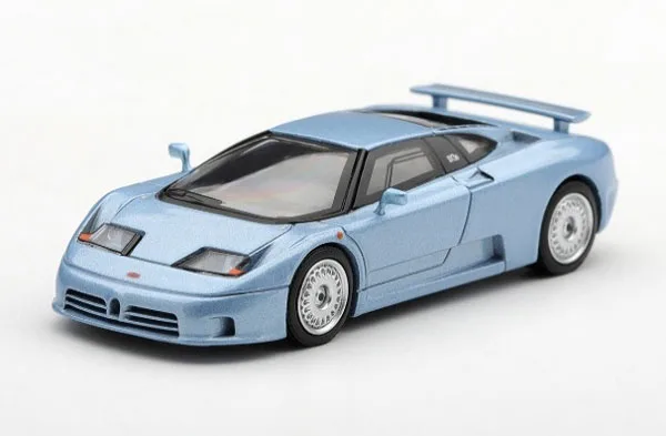 1/64 Bugatti EB110 Paris Motor Show 1992 Azzurro Metallizzato (Light Blue Metallic) (Left-hand Steering)