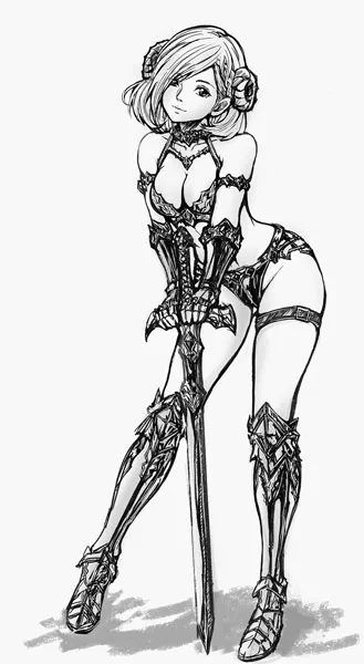 1/12 Bikini Armor "mery" Resin Figure