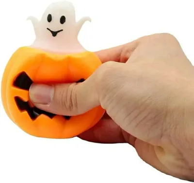 ハロウィン 飾り おもちゃ カボチャ 幽霊 スクイーズ玩具 減圧グッズ 12個セット シリコン 子供 仕掛け 玩具 置物 景品 仕掛け 飾り付け 装飾 ストレス解消 パーティー グッズ プレゼント ケース入り Halloween 2026 おすすめ ギフト おしゃれ