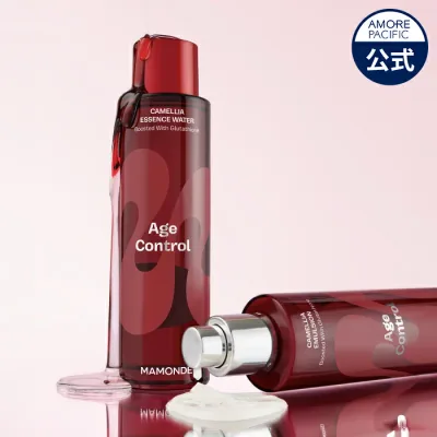 【Mamonde公式】NEW エイジ コントロール カメリア エッセンス ウォーター 150ml【 マモンド 】 化粧水 エイジングケア 保湿 弾力 ペプチド コラーゲン 紅参 高麗人参 サポニン ツバキ 椿 ハリ 乾燥肌 年齢肌 スキンケア 韓国 コスメ 化粧品 アモーレパシフィック