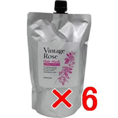 ●【送料無料】 パシフィックプロダクツ / モナルダ ヴィンテージローズ ヘアマスク 600g 詰替【6個】 弱酸性ヘアトリートメント