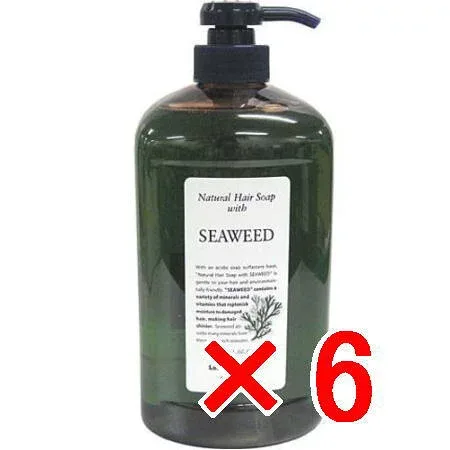 ●【送料無料】 ルベル / ナチュラル ヘア ソープ ウィズ SW 1000ml 【6個】 シャンプー