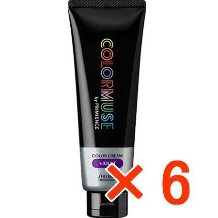 ●【送料無料】 資生堂 シセイドウ / カラーミューズ カラークリーム 240g バイオレット 【6個】 / カラー剤 カラーリング