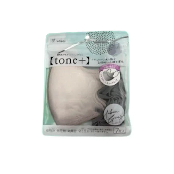細見えマスク【tone+】トーンプラス・アーバングレージュ7枚入り