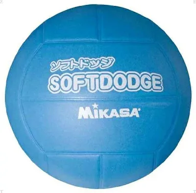\5のつく日は200円OFFクーポン!さらに楽天カードでP+3倍!/ミカサ(MIKASA) ソフトドッジボール PVCノンフタルサン ブルー LDB 12SS