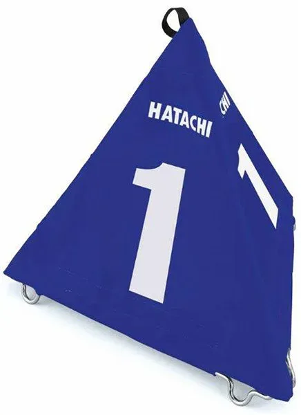 HATACHI(ハタチ) BH4210 27(ブルー) グランドゴルフ ホール表示板 BIGさんかく表示板 19SS
