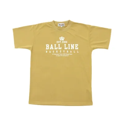 <ネコポス発送 送料無料> BALL LINE(ボールライン) BT180115 VGS バスケットボール ロゴプリント Tシャツ 26SS