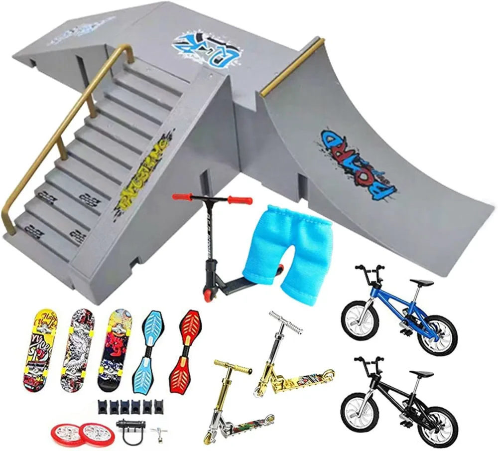 finger skating fingerboard finger skating skateboard mini finger park kit park finger skateboard toy mini fingertip movement bike scooter skateboard toy children sports skateboard deck finger skating fingerboard finger skating birth