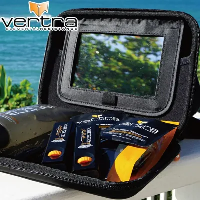 VERTRA TRANSPORT BLACK バートラ トランスポート 化粧ポーチサーフィン日焼け止め ケース 小物入れ ミラー付き 鏡 セミハードケース UV