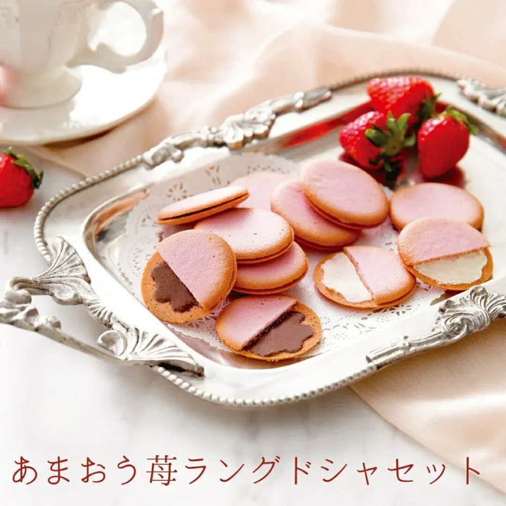 お菓子 詰め合わせ 駄菓子 おやつ 個包装 洋菓子ギフト 千寿堂 あまおう苺ラングドシャセット いちごラングドシャ クッキー 焼き菓子詰め合わせ スイーツアソート 洋菓子詰合せ GT25