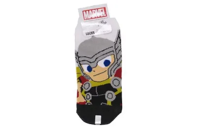 【送料無料】【マーベルキャラクター】スモプラレディースソックス【Thor】【WH×GY】【マーベル】【MARVEL】【ヒーロー】【アニメ】【コミック】【映画】【アメコミ】【ソックス】【レディース】【くつした】【靴下】