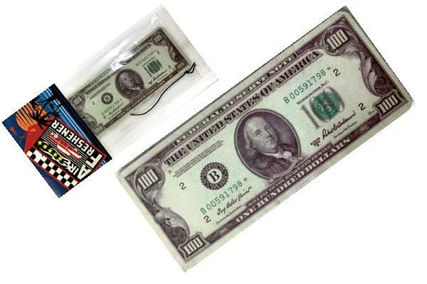 【送料無料】 アメリカン雑貨 エアーフレッシュナーMoney AirFreshner アメリカ USA フレグランス 香水 匂い 香り 部屋 ルーム 車 インテリア 雑貨 グッズ